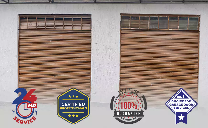 Residential Wood Roll Up Garage Doors in Los Angeles, CA